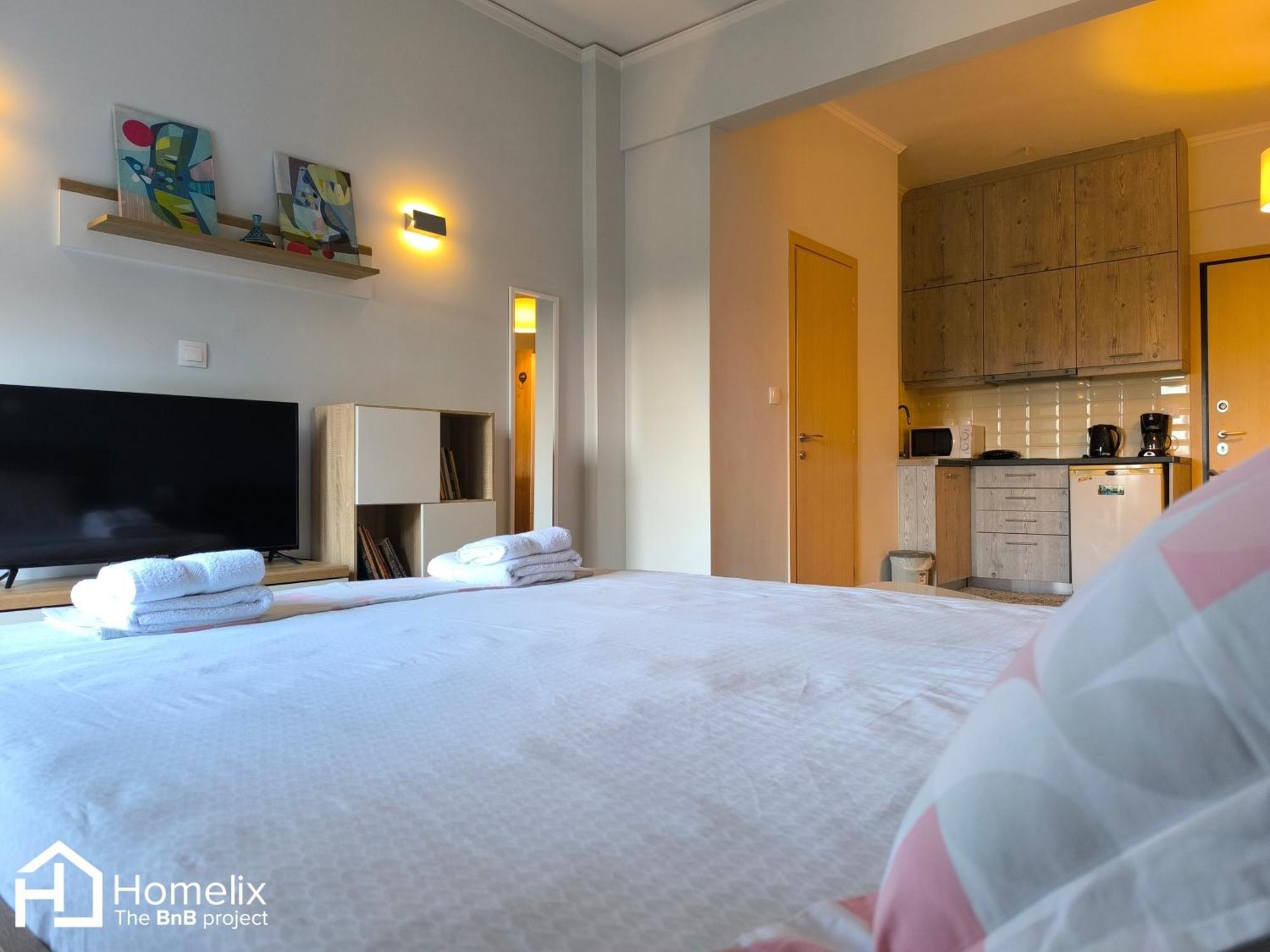 30M² Cosy Studio With Panoramic Sea View Халкида Экстерьер фото