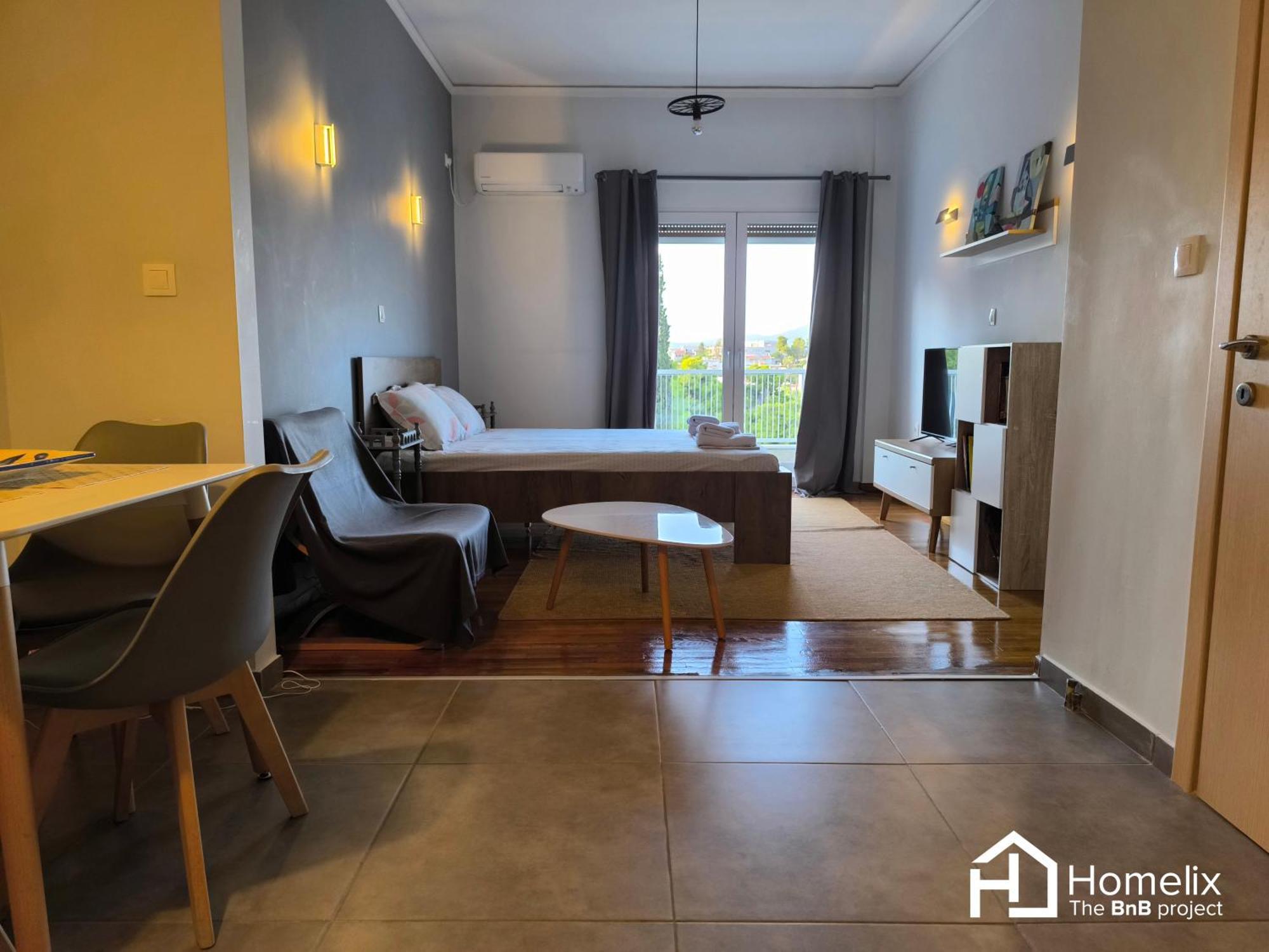30M² Cosy Studio With Panoramic Sea View Халкида Экстерьер фото