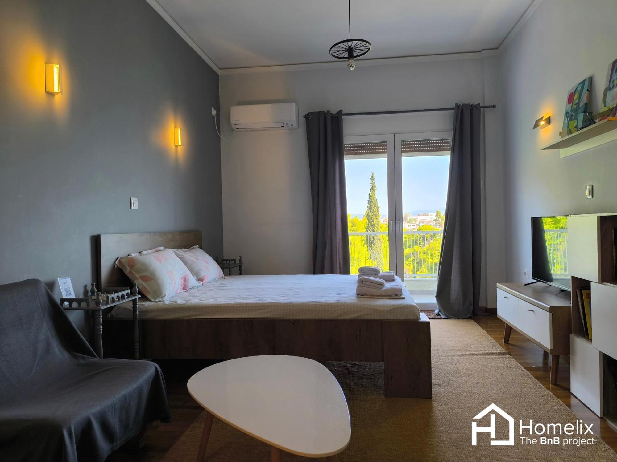 30M² Cosy Studio With Panoramic Sea View Халкида Экстерьер фото