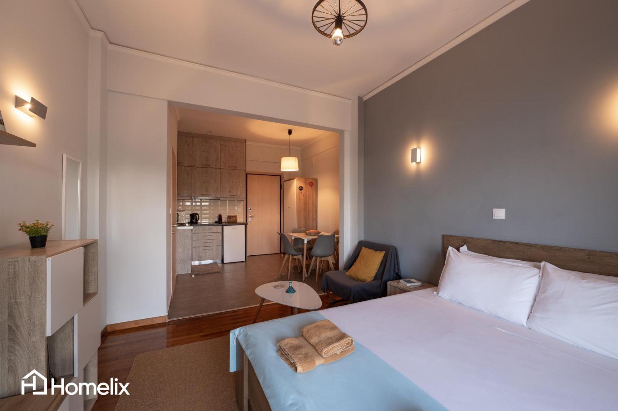 30M² Cosy Studio With Panoramic Sea View Халкида Экстерьер фото