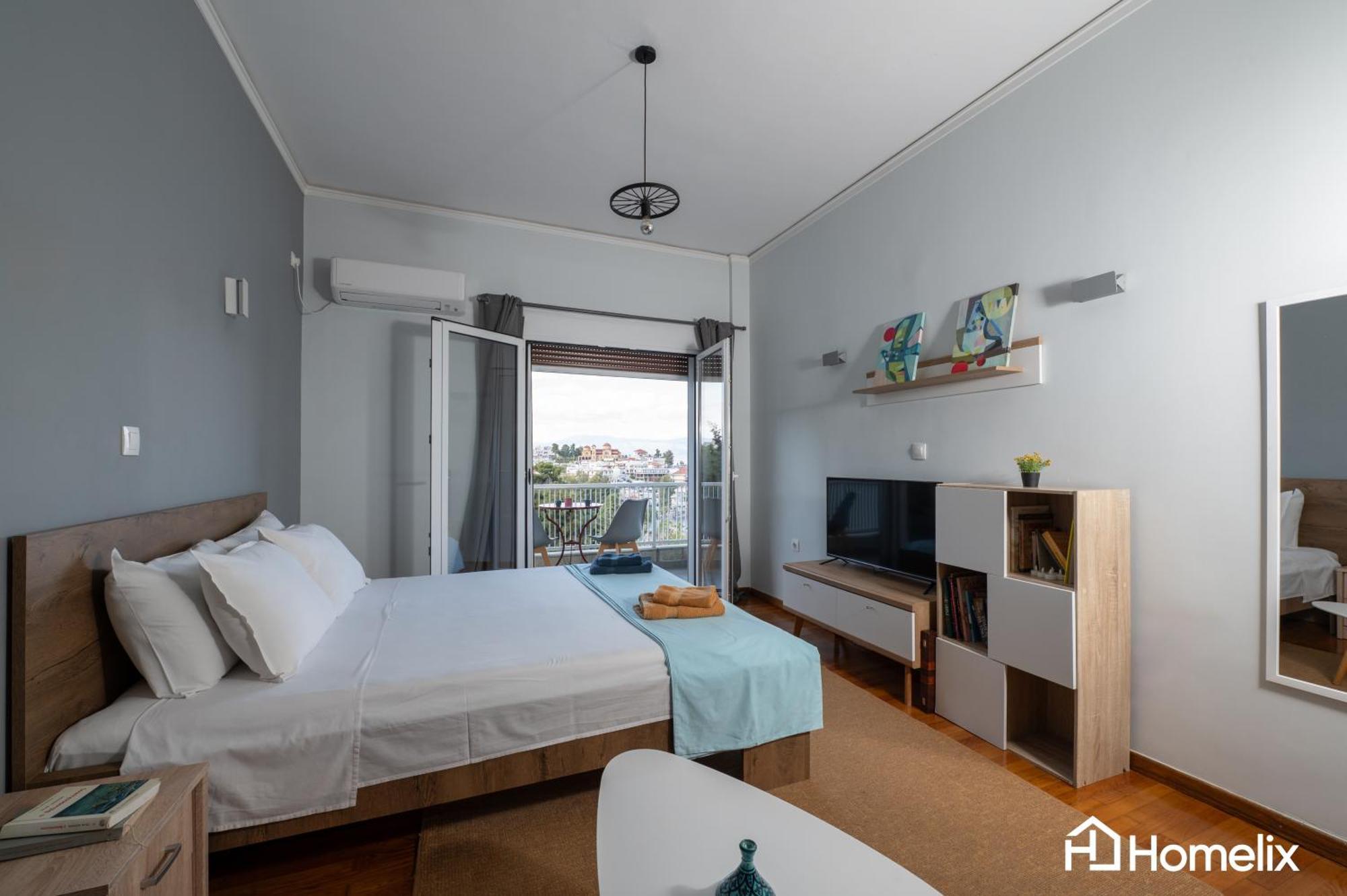 30M² Cosy Studio With Panoramic Sea View Халкида Экстерьер фото